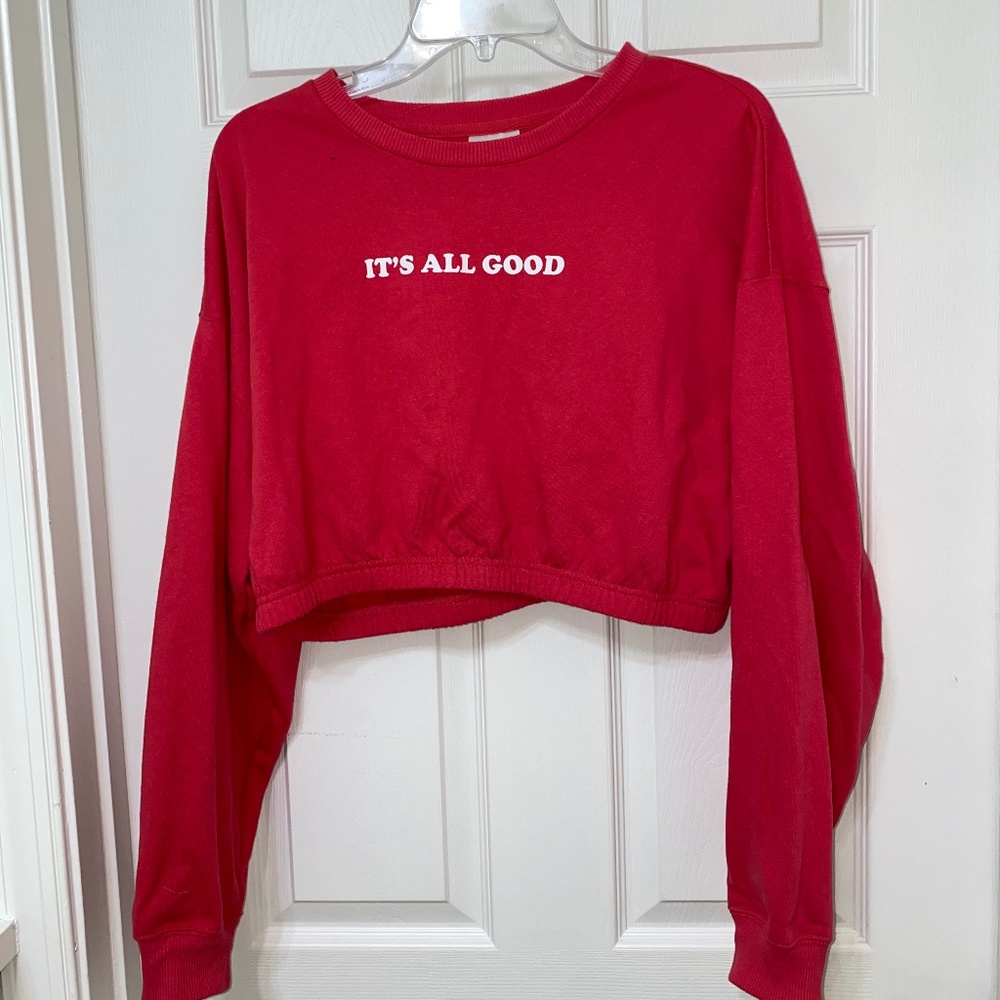 Target Crop Hoodie